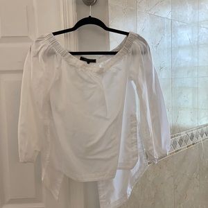 White off shoulder blouse